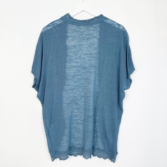 Pink Republic Junior Lace Kimono Cardigan Sweater Size XS - Picture 9 of 12